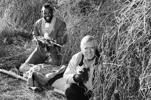 Mr. T und George Peppard